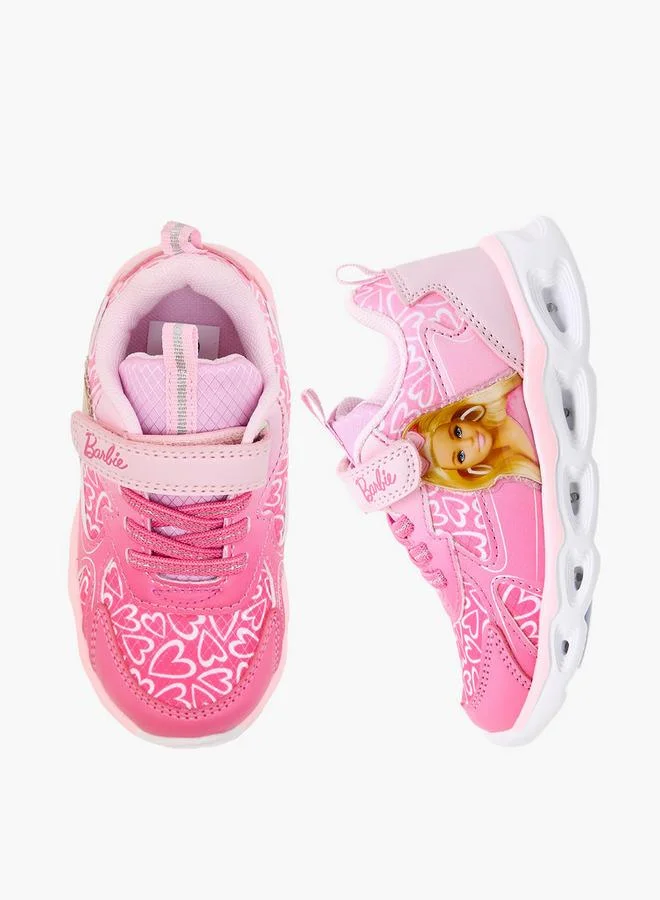 باربي Girls Hook & Loop Sneakers